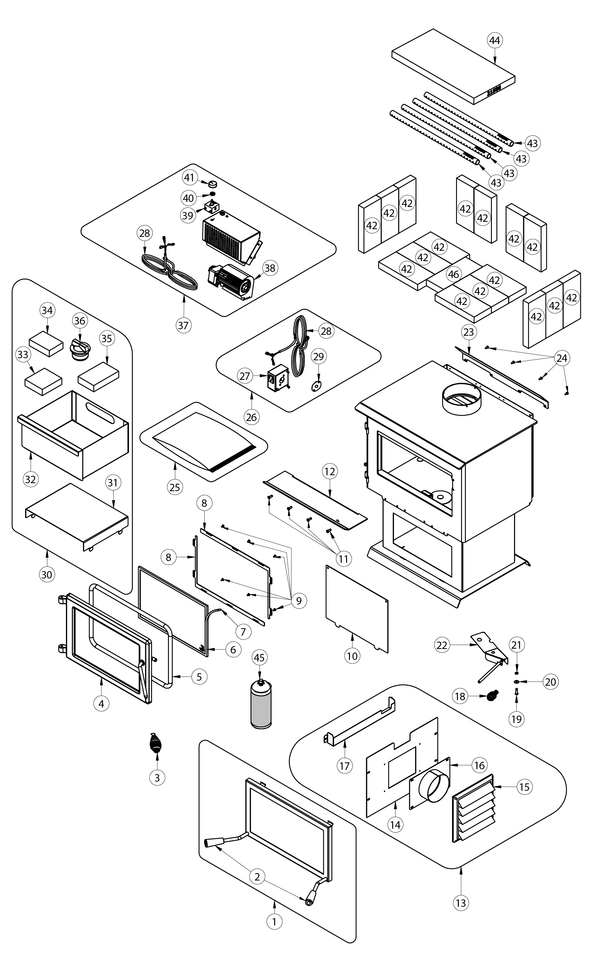 Pièces de remplacement