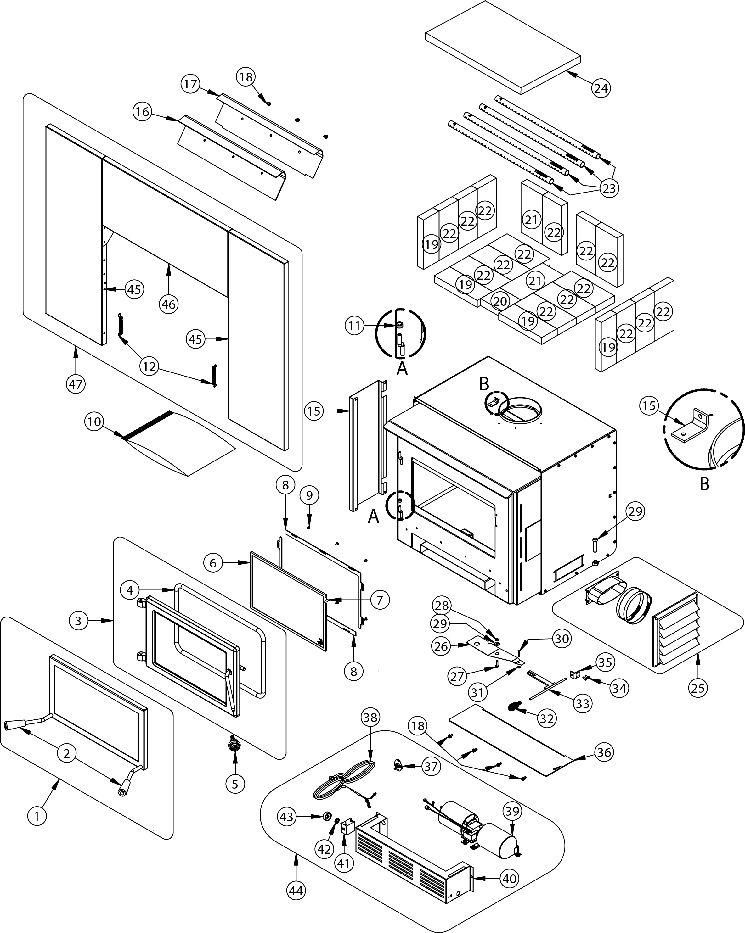 Pièces de remplacement