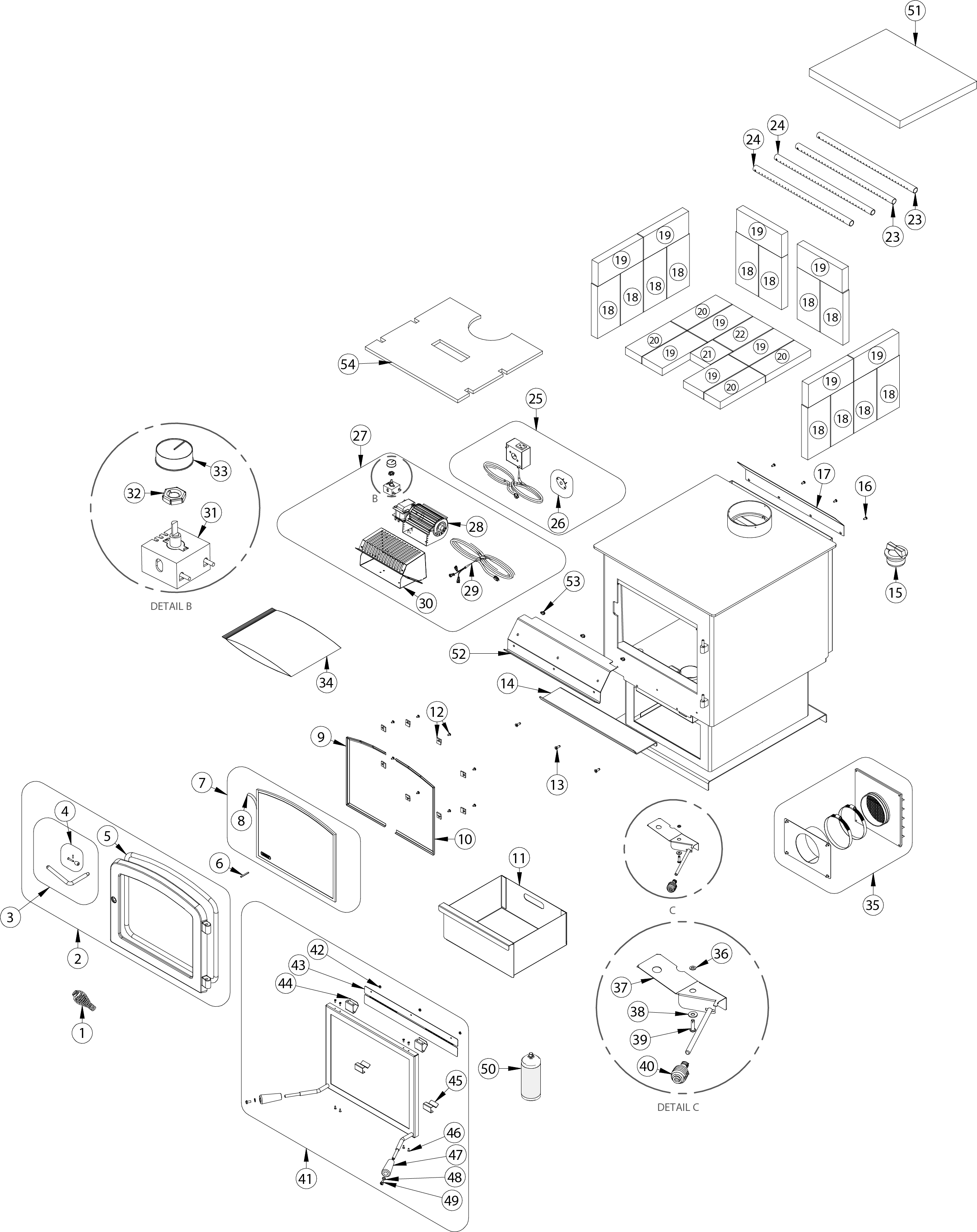 Pièces de remplacement