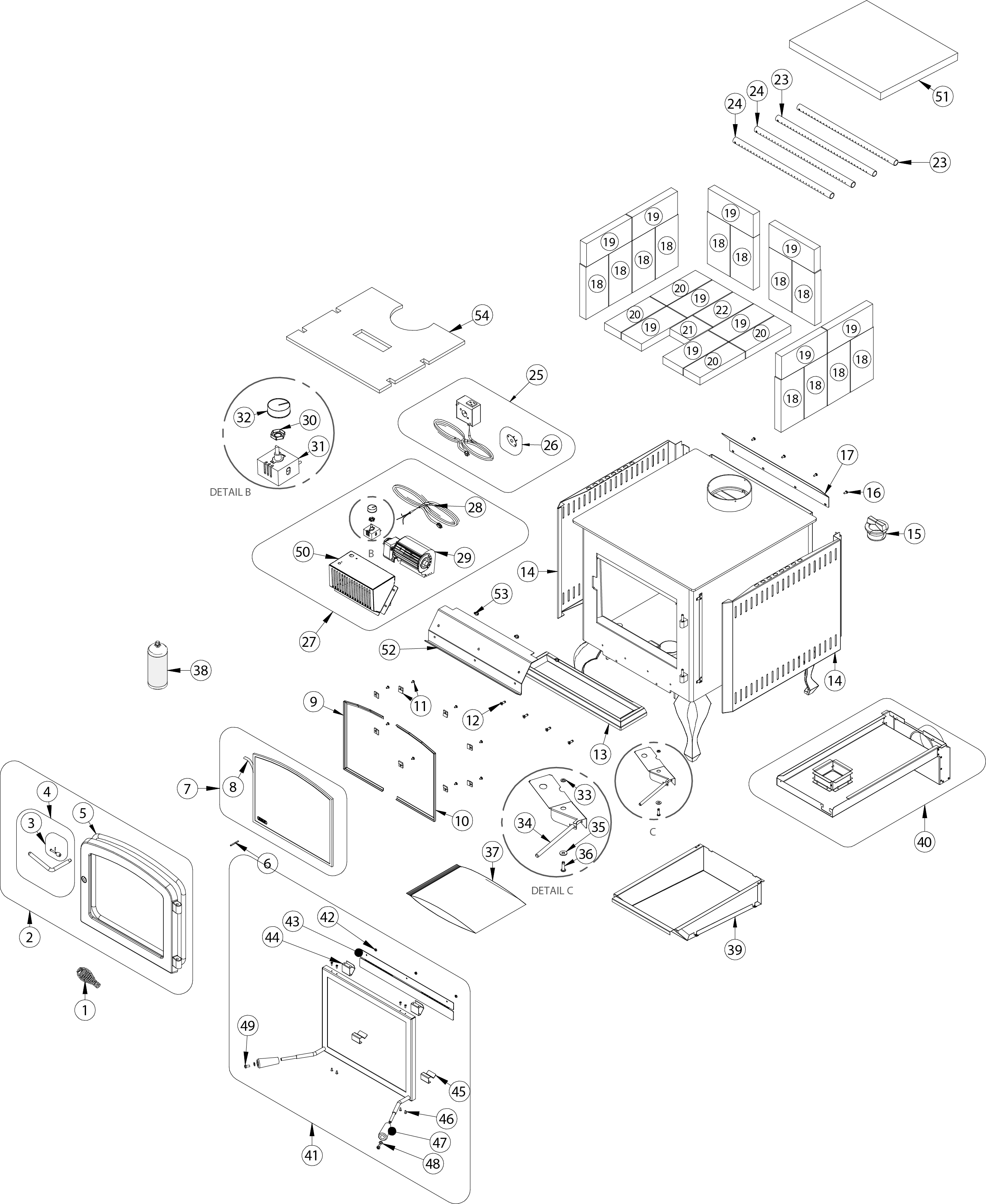 Pièces de remplacement