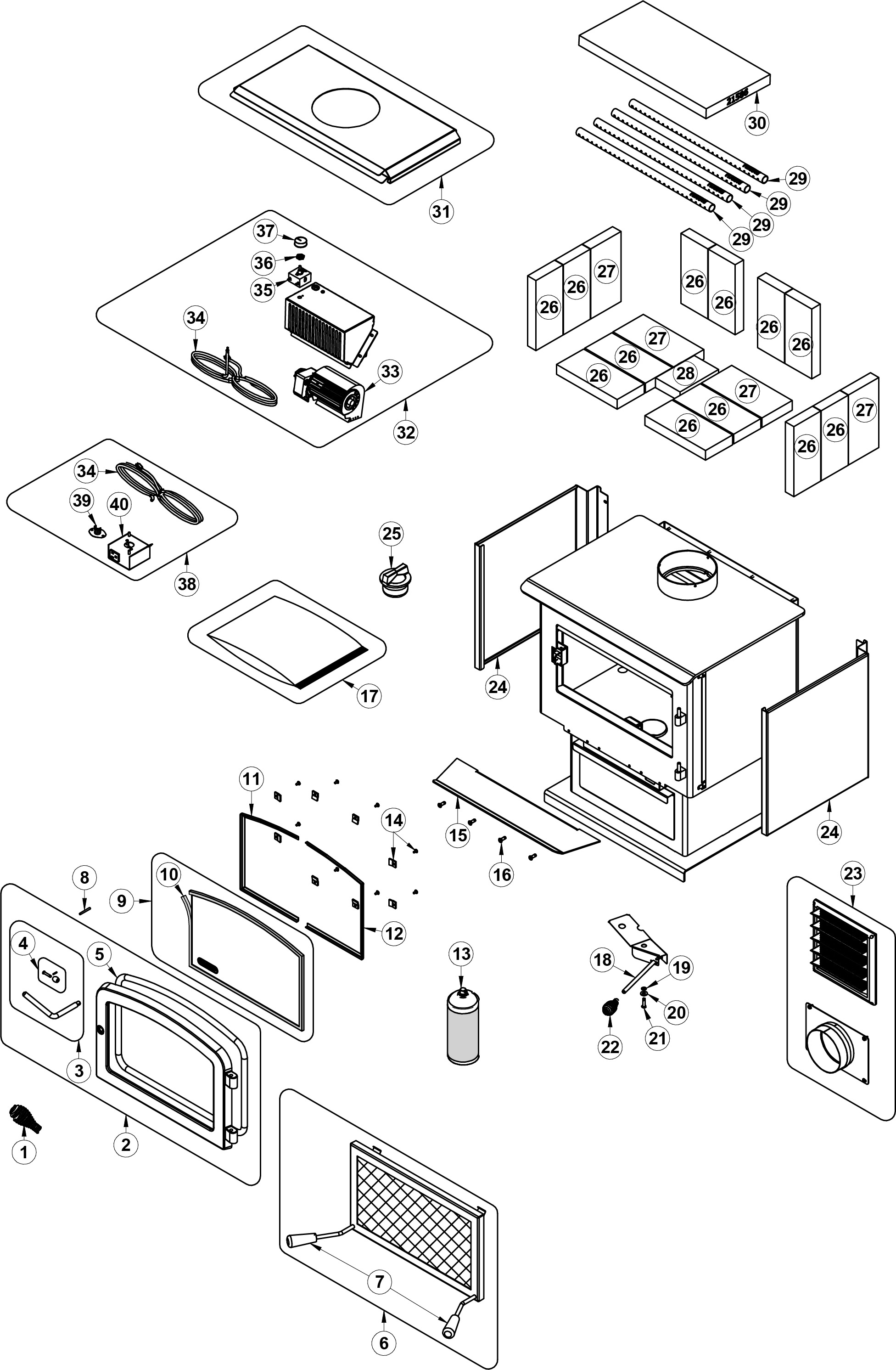 Pièces de remplacement