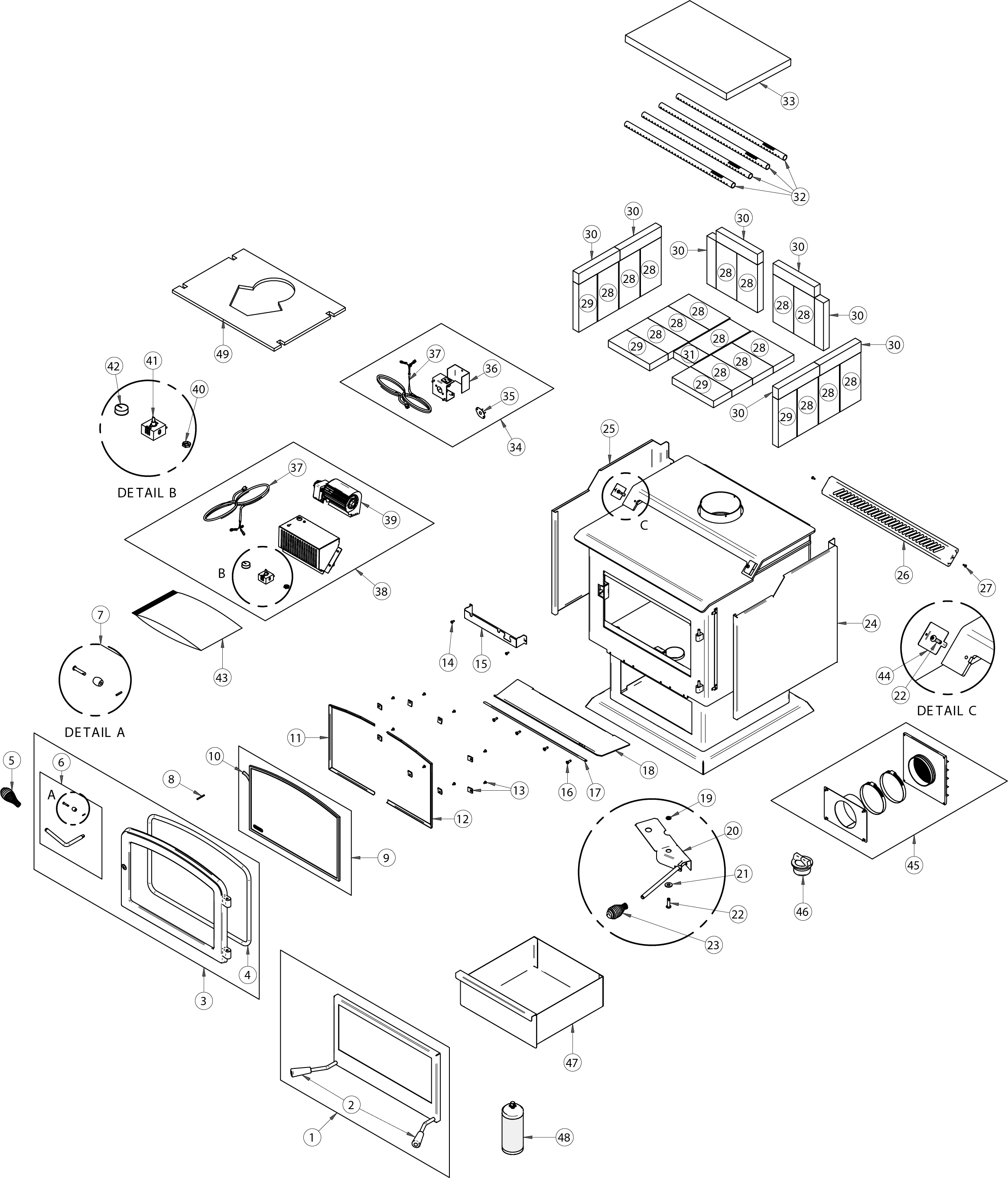 Pièces de remplacement