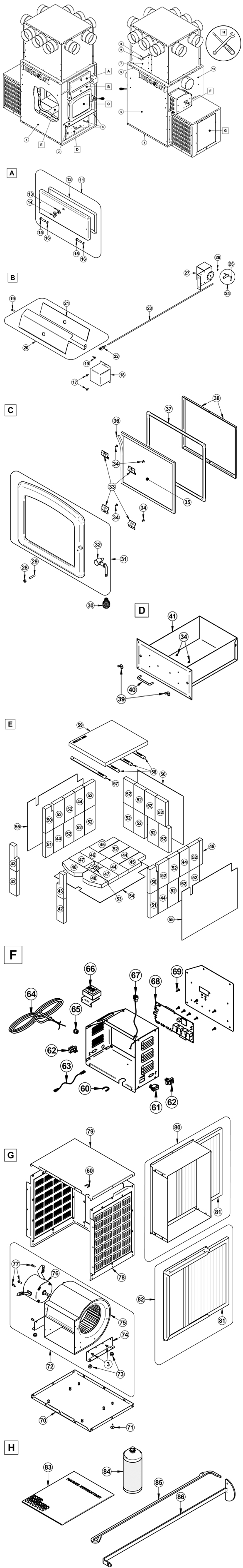 Pièces de remplacement