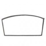 ARCHED REPLACEMENT GLASS WITH GASKET 7 51/64" X 16 3/4" X 8 23/32"