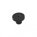 STEEL ROUND KNOB, 3/8"-16 THREADED