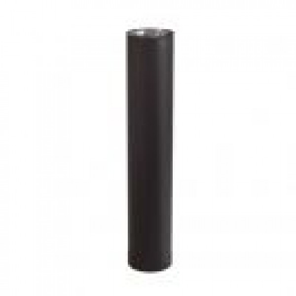 6'' X 12''L VORTEX DOUBLE WALL BLACK PIPE