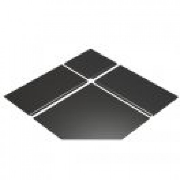 PROTECTION DE PLANCHER EN ACIER NOIR 60'' - COIN