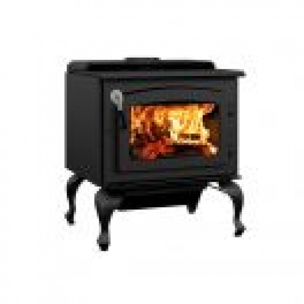 ESCAPE 1800 WOOD STOVE ON LEGS - BLACK DOOR