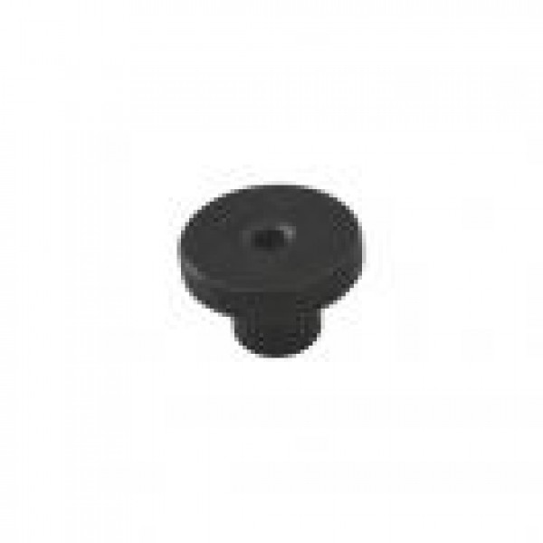 STEEL ROUND KNOB, 3/8"-16 THREADED