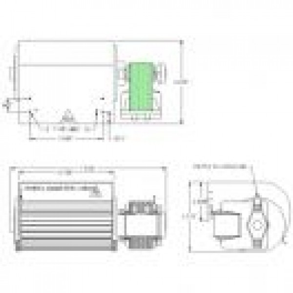 VENTILATEUR TANGENTIEL 115V-60Hz-39W 100 PCM