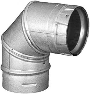 SIMPSON DURA-VENT 4" X 90° PELLET ELBOW (AC-4EPV-E90) 