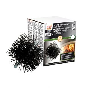 6" ROUND BRUSH WITH POLYPROPYLENE BRISTLES (3/8" NPT) 