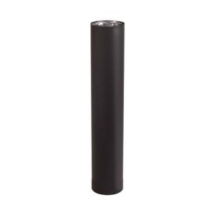 6'' X 12''L VORTEX DOUBLE WALL BLACK PIPE 