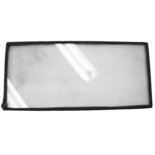 REPLACEMENT GLASS WITH GASKET 8 3/8" X 17 15/16" 