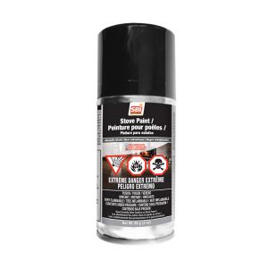 PEINTURE POUR POÊLE NOIR MÉTALLIQUE - 85 g (3oz) AÉROSOL 