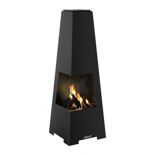 STAINLESS STEEL BORA OUTDOOR WOOD BURNING FIREPLACE 