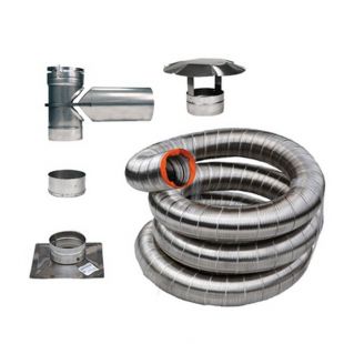 5"Ø X 25' VORTEX STAINLESS FLEX LINER KIT 