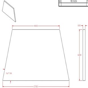 FLOOR REFRACTORY SLAB 