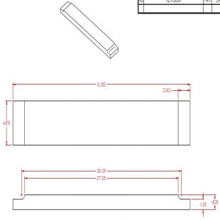 FRONT REFRACTORY SLAB 