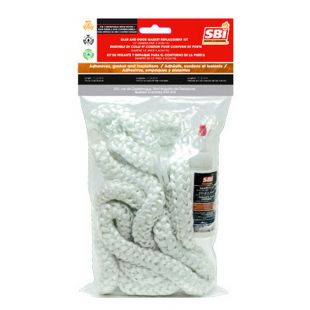 GLUE AND 3/8" X 7' WHITE DOOR GASKET KIT 