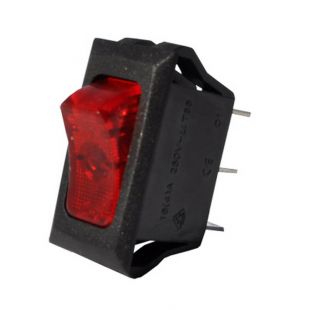 RED NEON ROCKER SWITCH 