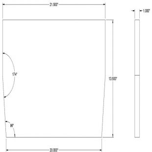 OLD VERMICULITE BAFFLE (FP8-071-6) 