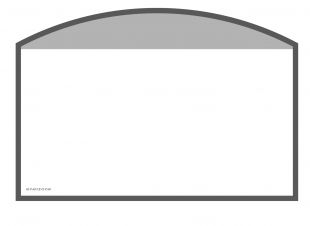 SOLUTION 3.5 DOOR GLASS WITH GASKET 19 3/4''W X 13 1/2''H 